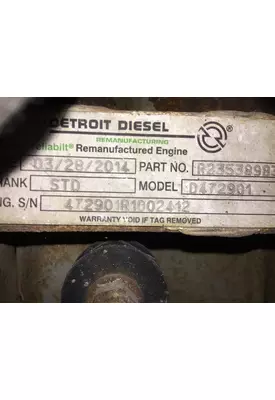 DETROIT DD15 (472901) ENGINE ASSEMBLY