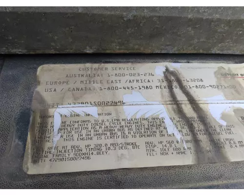DETROIT DD15 (472901) ENGINE ASSEMBLY