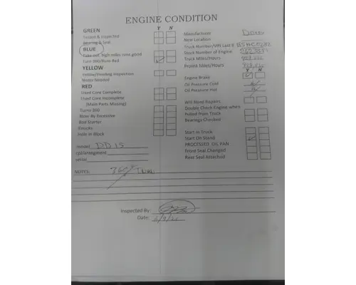 DETROIT DD15 (472906) ENGINE ASSEMBLY