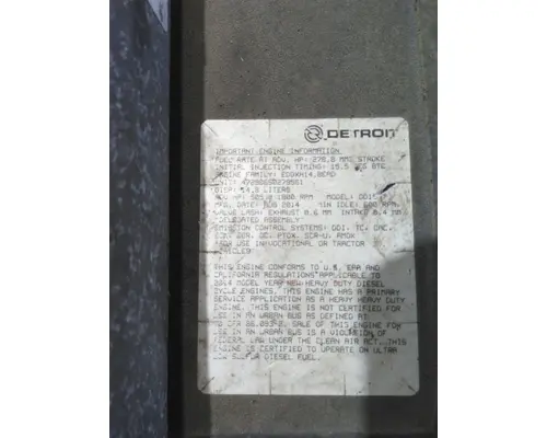 DETROIT DD15 (472906) ENGINE ASSEMBLY