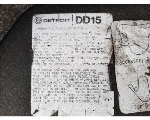 DETROIT DD15 (472912) ENGINE ASSEMBLY