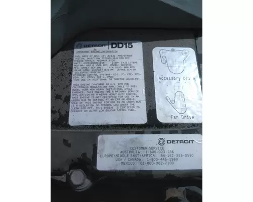 DETROIT DD15 (472912) ENGINE ASSEMBLY