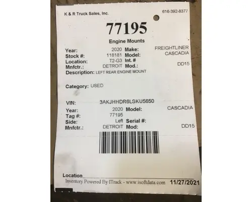 DETROIT DD15 315 Engine Mounts