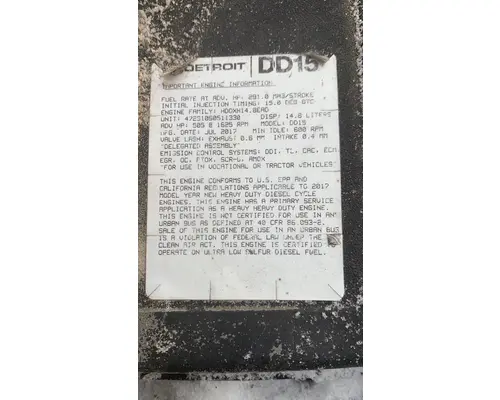 DETROIT DD15 Engine Assembly