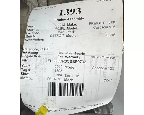 DETROIT DD15 Engine Assembly