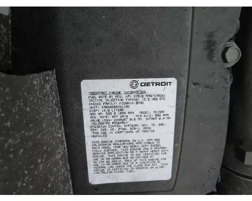 DETROIT DD15 Engine Assembly