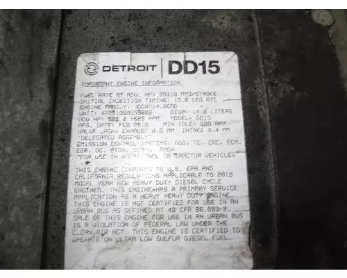 DETROIT DD15 Engine Assembly