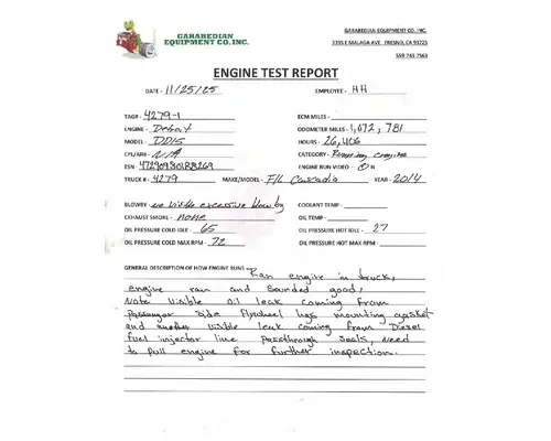 DETROIT DD15 Engine Assembly