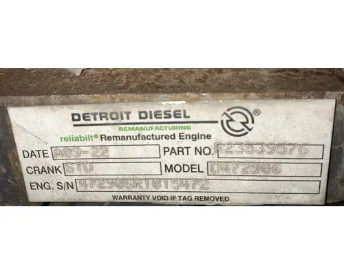 DETROIT DD15 Engine Assembly