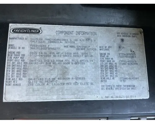 DETROIT DD15 Engine Assembly