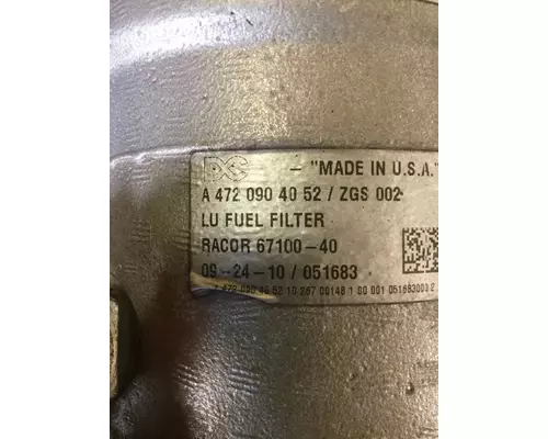 DETROIT DD15 FUEL WATER SEPARATOR ASSEMBLY