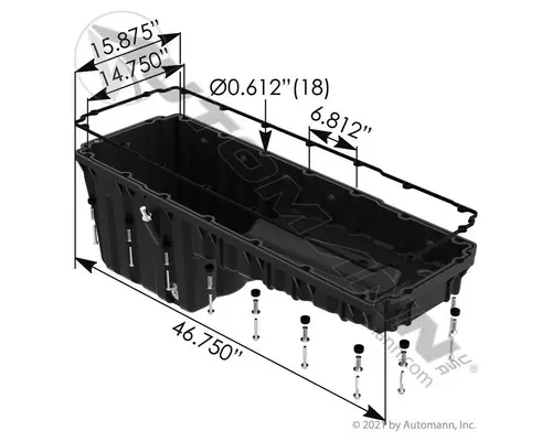 DETROIT DD15 OIL PAN
