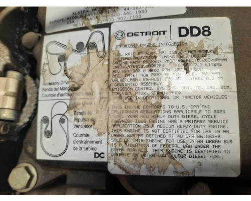 DETROIT DD8 (936913) ENGINE ASSEMBLY