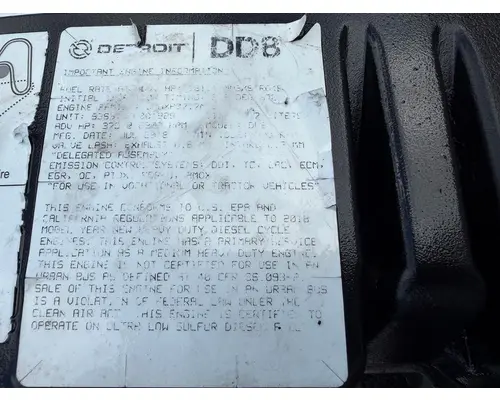 DETROIT DD8 Engine Assembly