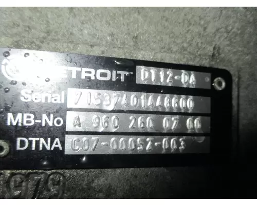DETROIT DT12-0A Transmission Assembly