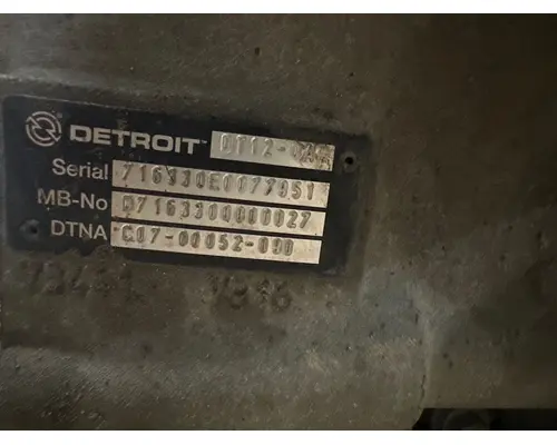 DETROIT DT12-1650-OH Transmission Assembly