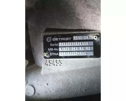 DETROIT DT12-DA (1ST GEN DIRECT) TRANSMISSION ASSEMBLY