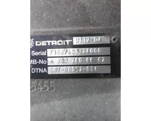 DETROIT DT12-DA (1ST GEN DIRECT) TRANSMISSION ASSEMBLY