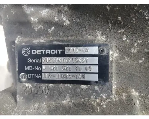 DETROIT DT12-DA (1ST GEN DIRECT) TRANSMISSION ASSEMBLY