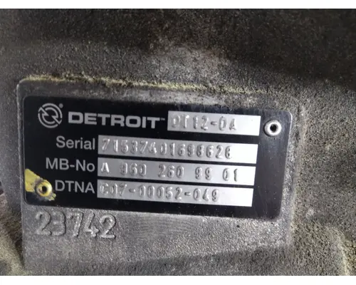 DETROIT DT12-DA (1ST GEN DIRECT) TRANSMISSION ASSEMBLY