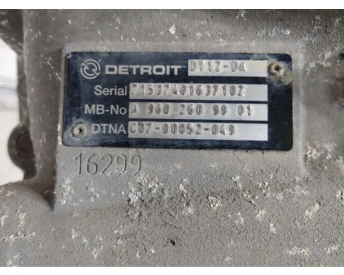 DETROIT DT12-DA (1ST GEN DIRECT) TRANSMISSION ASSEMBLY