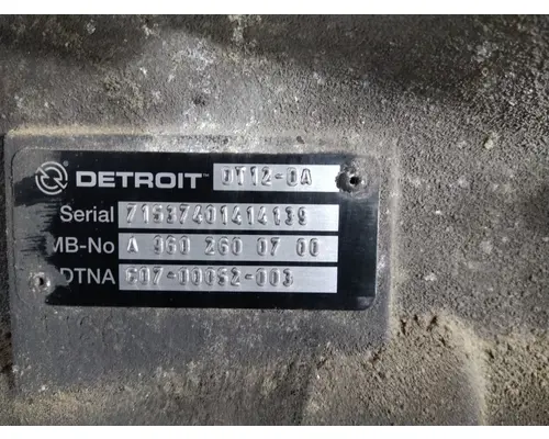 DETROIT DT12-DA (1ST GEN DIRECT) TRANSMISSION ASSEMBLY