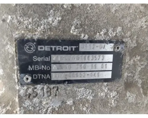 DETROIT DT12-DA (1ST GEN DIRECT) TRANSMISSION ASSEMBLY