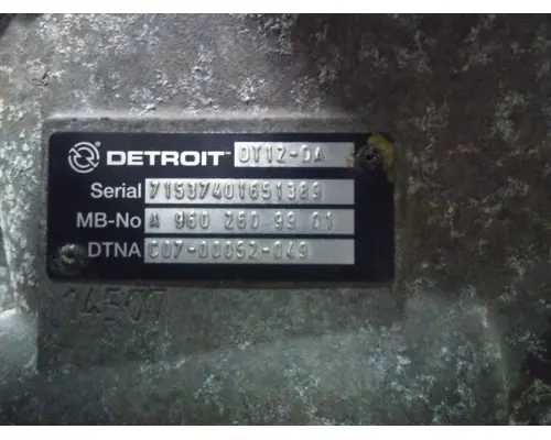 DETROIT DT12-DA (1ST GEN DIRECT) TRANSMISSION ASSEMBLY