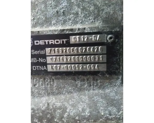 DETROIT DT12-DA (1ST GEN DIRECT) TRANSMISSION ASSEMBLY