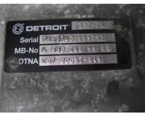 DETROIT DT12-DA (1ST GEN DIRECT) TRANSMISSION ASSEMBLY
