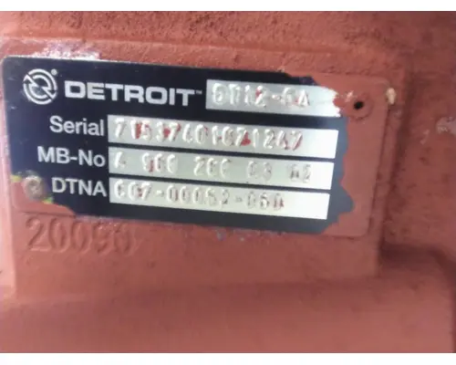 DETROIT DT12-DA (1ST GEN DIRECT) TRANSMISSION ASSEMBLY