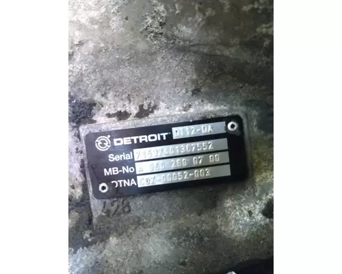 DETROIT DT12-DA (1ST GEN DIRECT) TRANSMISSION ASSEMBLY