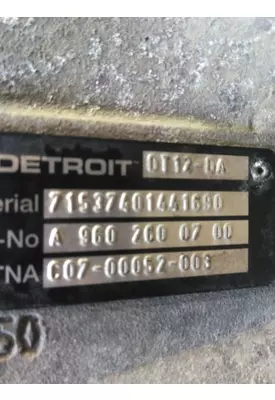 DETROIT DT12-DA (1ST GEN DIRECT) TRANSMISSION ASSEMBLY