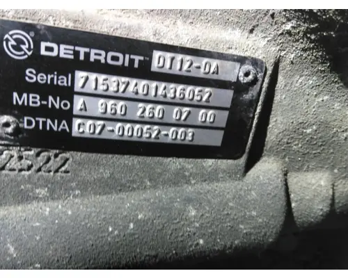 DETROIT DT12-DA (1ST GEN DIRECT) TRANSMISSION ASSEMBLY
