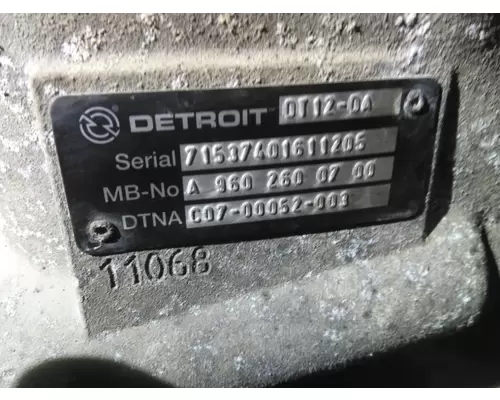 DETROIT DT12-DA (1ST GEN DIRECT) TRANSMISSION ASSEMBLY