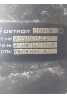 DETROIT DT12-DA (1ST GEN DIRECT) TRANSMISSION ASSEMBLY