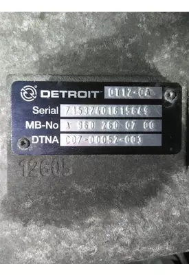 DETROIT DT12-DA (1ST GEN DIRECT) TRANSMISSION ASSEMBLY