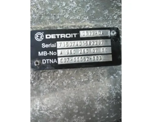 DETROIT DT12-DA (1ST GEN DIRECT) TRANSMISSION ASSEMBLY
