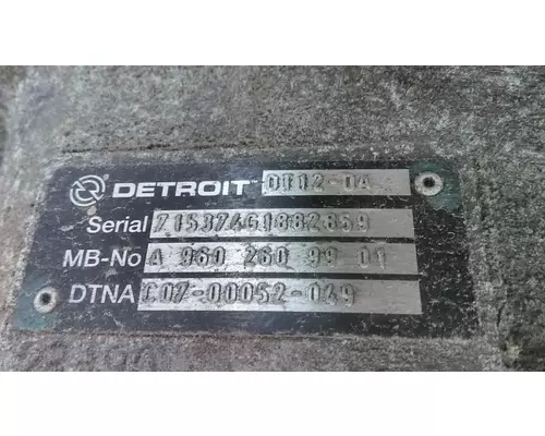 DETROIT DT12-DA (1ST GEN DIRECT) TRANSMISSION ASSEMBLY
