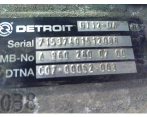 DETROIT DT12-DA (1ST GEN DIRECT) TRANSMISSION ASSEMBLY