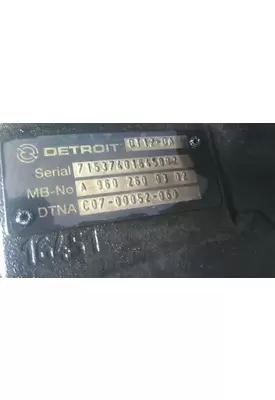 DETROIT DT12-DA (1ST GEN DIRECT) TRANSMISSION ASSEMBLY