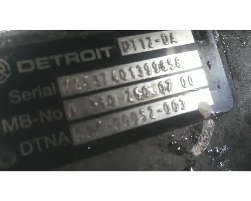 DETROIT DT12-DA (1ST GEN DIRECT) TRANSMISSION ASSEMBLY