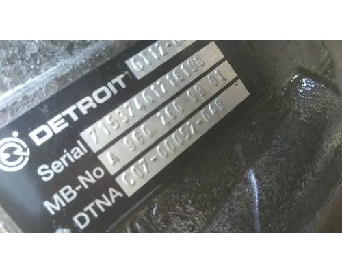 DETROIT DT12-DA (1ST GEN DIRECT) TRANSMISSION ASSEMBLY