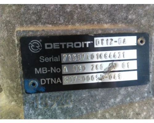 DETROIT DT12-DA (2ND GEN DIRECT) TRANSMISSION ASSEMBLY