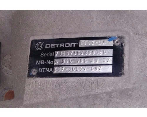 DETROIT DT12-DA (2ND GEN DIRECT) TRANSMISSION ASSEMBLY