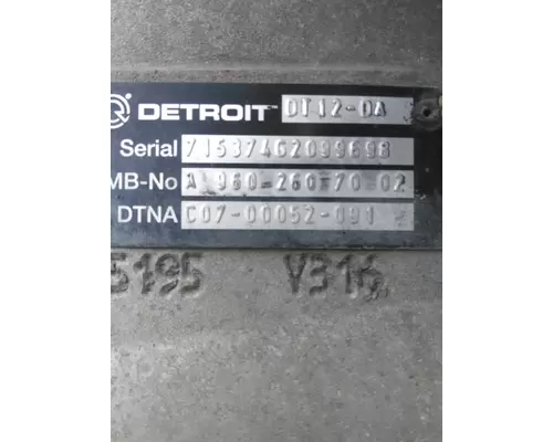 DETROIT DT12-DA (2ND GEN DIRECT) TRANSMISSION ASSEMBLY