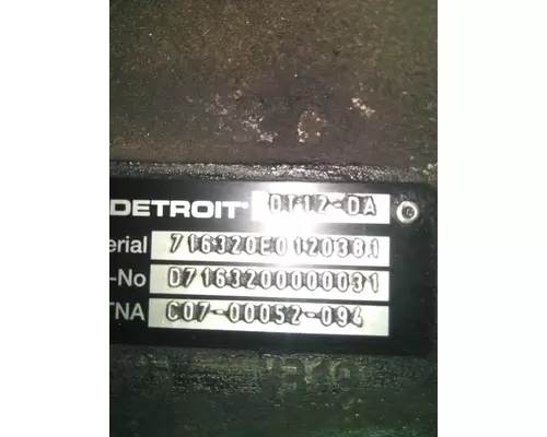DETROIT DT12-DA (2ND GEN DIRECT) TRANSMISSION ASSEMBLY