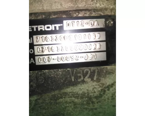 DETROIT DT12-DA (2ND GEN DIRECT) TRANSMISSION ASSEMBLY