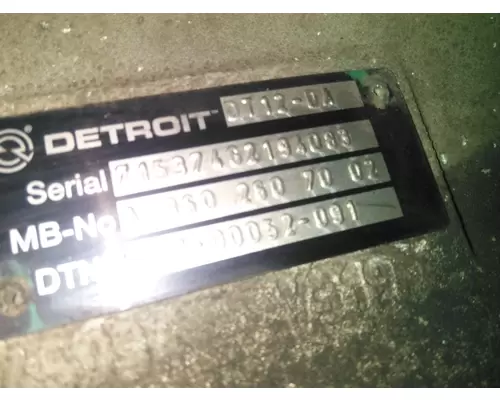 DETROIT DT12-DA (2ND GEN DIRECT) TRANSMISSION ASSEMBLY