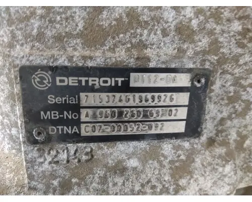 DETROIT DT12-DA (2ND GEN DIRECT) TRANSMISSION ASSEMBLY